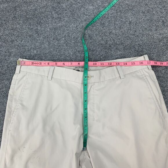 Nike Golf Pants Mens 34 Beige Chino Stretch Tour Performance Dri Fit Modern Tech - Picture 6 of 15
